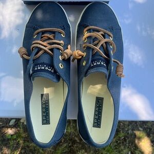 Sperry Top Sider shoes seacoast Navy Blue